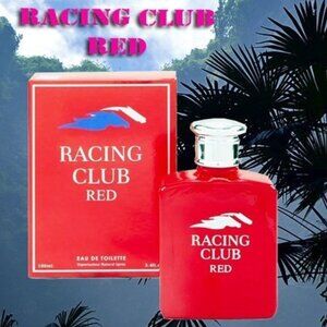 RACING CLUB RED men's designer 3.4 oz EDT cologne by MIRAGE BRANDS